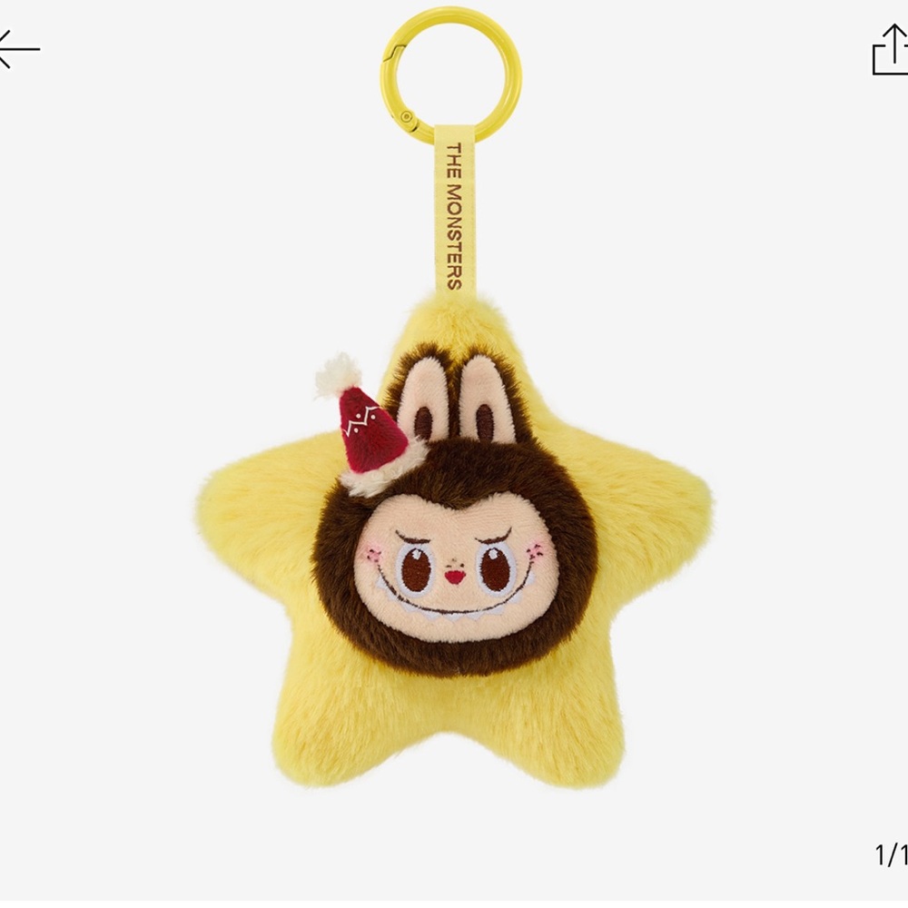 The Monsters Classic Series Sparkly Plush Pendant Blind Box